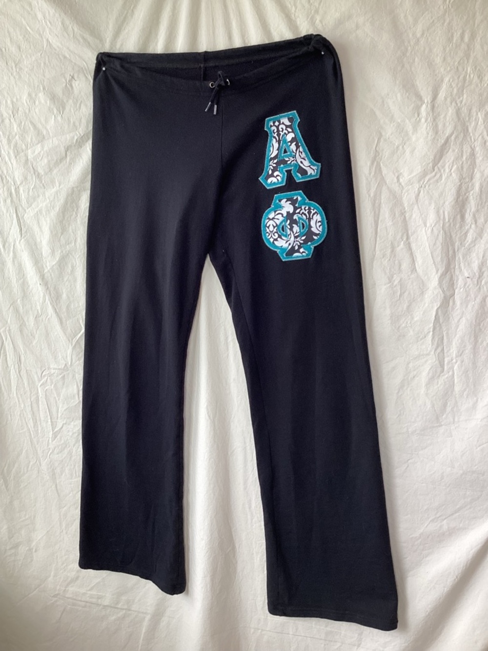 California Fleece by American Apparel Alpha Phi sorority sweatpants made in USA